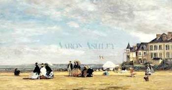 Eugene Boudin Jetty At Trouville oil painting picture